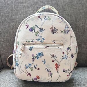 Floral Cream Backpack